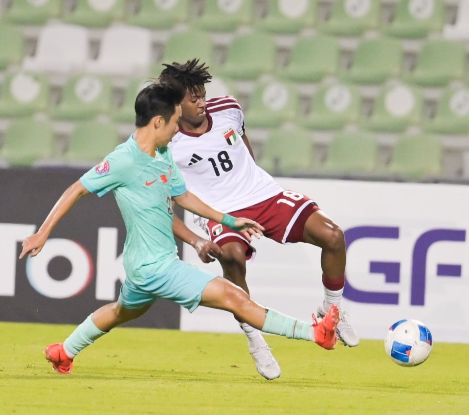 U16国足0-1阿联酋!遭海湾杯首败 跌第2+出线待定 李宇轩屡失良机